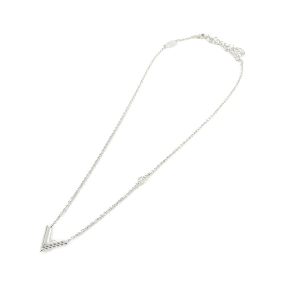 LOUIS VUITTON Silver Necklace - Picture 2 of 4